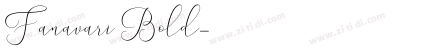 Fanavari Bold字体转换